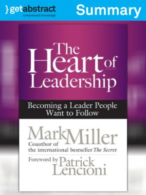 cover image of The Heart of Leadership (Summary)